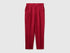 Benetton Strawberry Women 100% Linen Cigarette Trousers SKU: 4AGHDF079_2G1 Image 01