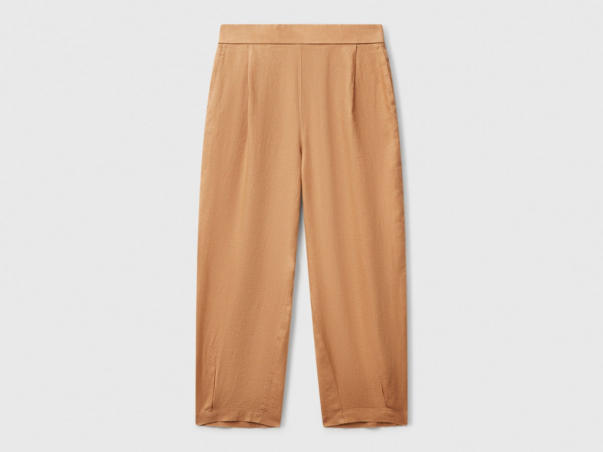 Benetton_Soft Trousers in Pure Linen_4AGHDF08L_193_04