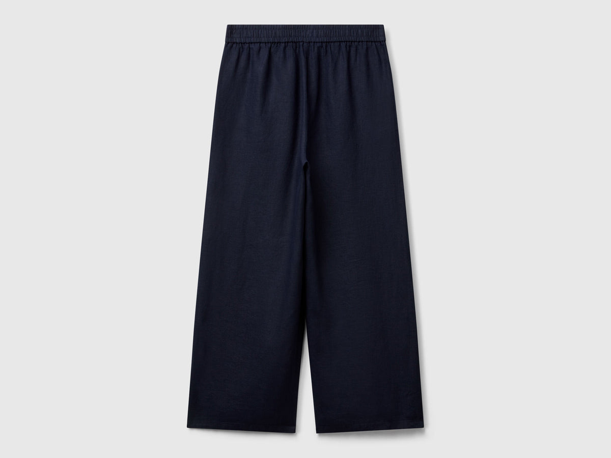 Benetton_Wide Leg Trousers in Pure Linen_4AGHDF09G_016_05