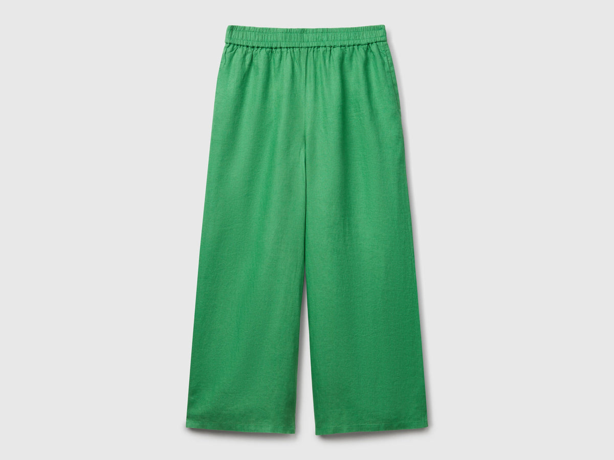 Benetton_Wide Leg Trousers in Pure Linen_4AGHDF09G_0R8_04