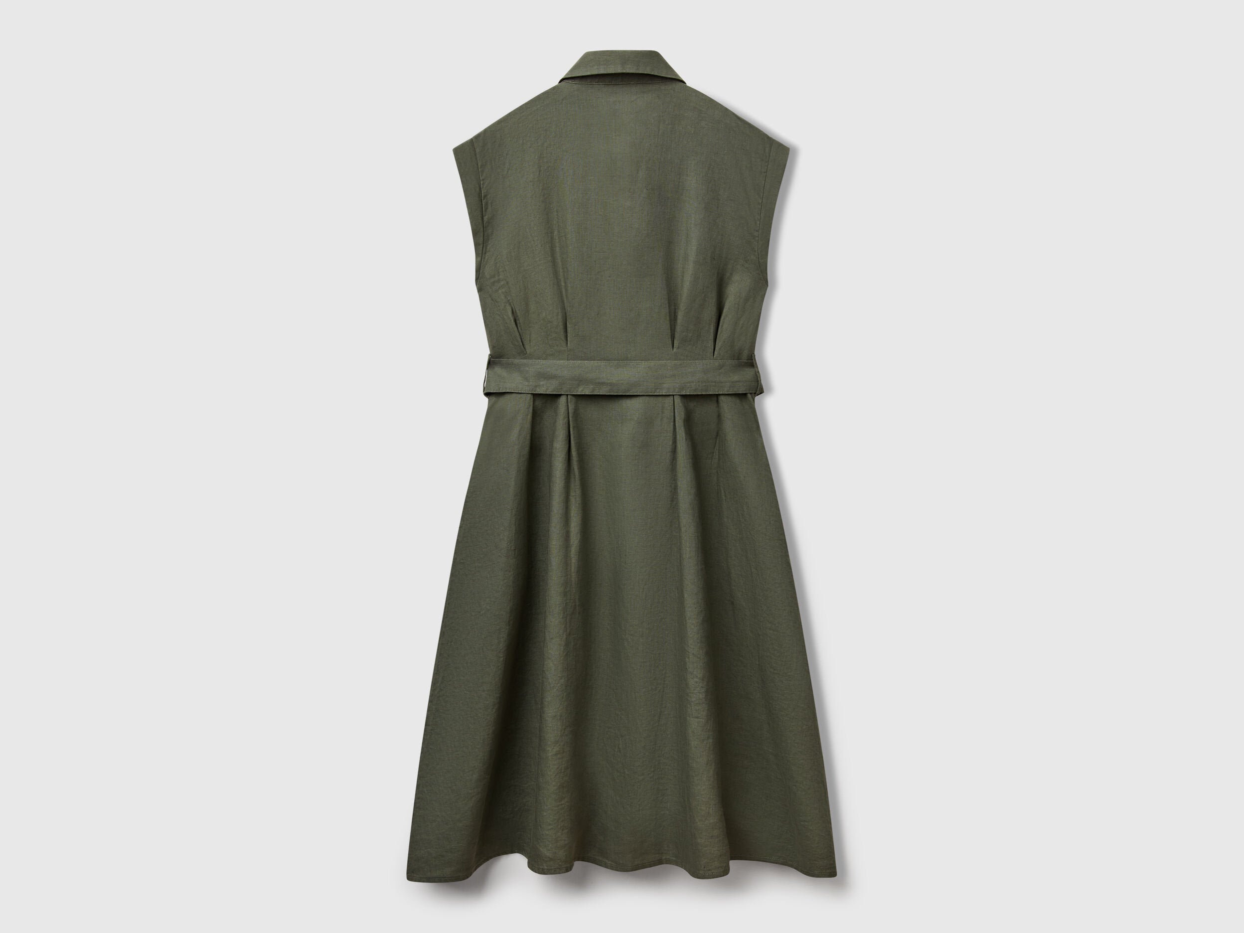 Benetton_Shirt Dress in Pure Linen_4AGHDV0B1_20W_06