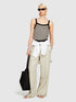 100% Linen Flare Fit Trousers_4AGHLF03U_38U_01