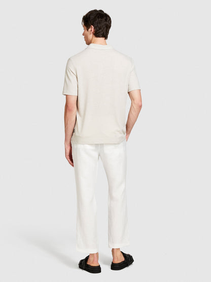 Regular Fit Trousers In 100% Linen_4AGHSF042_074_03