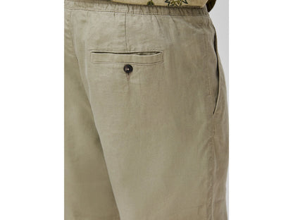 Benetton Light green Men Pure Linen Bermuda Shorts SKU: 4AGHU900Z_0W9 Image 04