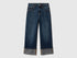 Benetton_Blue_Straight Jeans with Cuffs_4AW7CE049_901_01