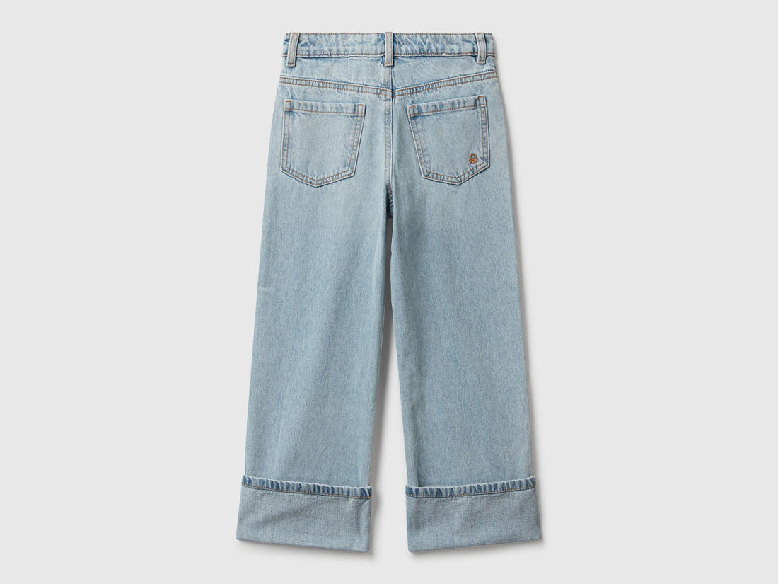 Benetton_Sky Blue_Straight Jeans with Cuffs_4AW7CE049_902_02