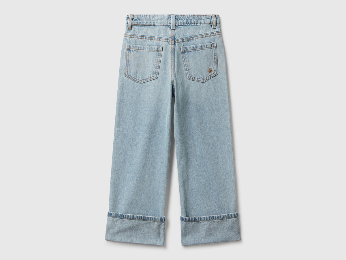 Benetton_Sky Blue_Straight Jeans with Cuffs_4AW7CE049_902_02