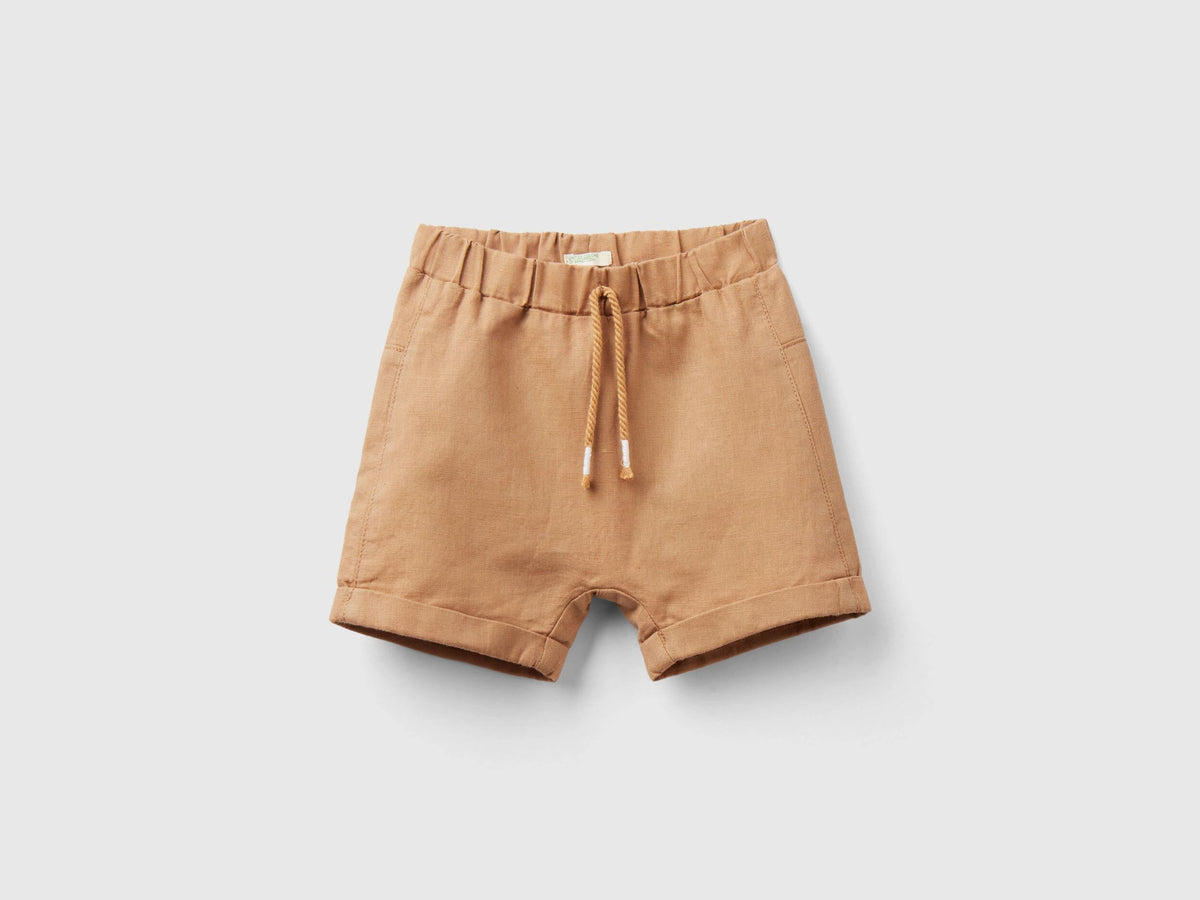 Shorts In Linen Blend_4BE7A900I_193_01