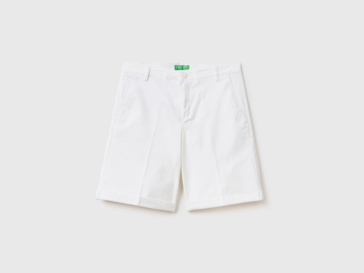 Bermudas In Stretch Cotton_4CV0592G5_101_04