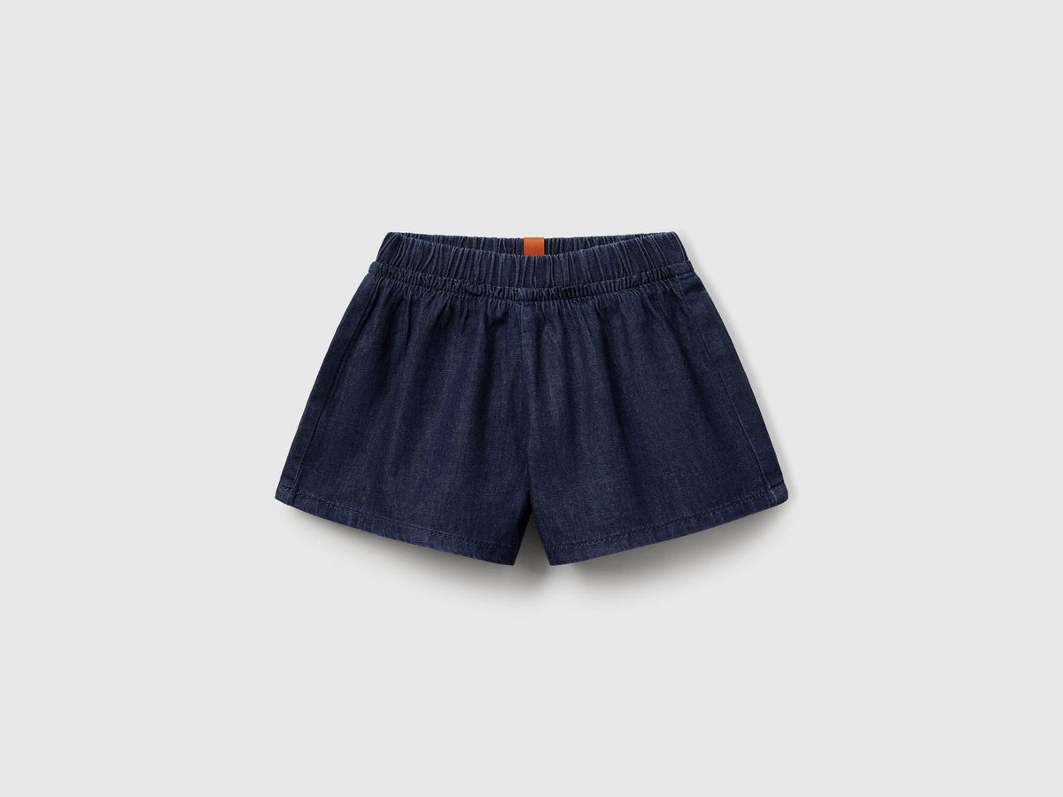 Benetton_Chambray Culottes_4DHJA900X_901_01