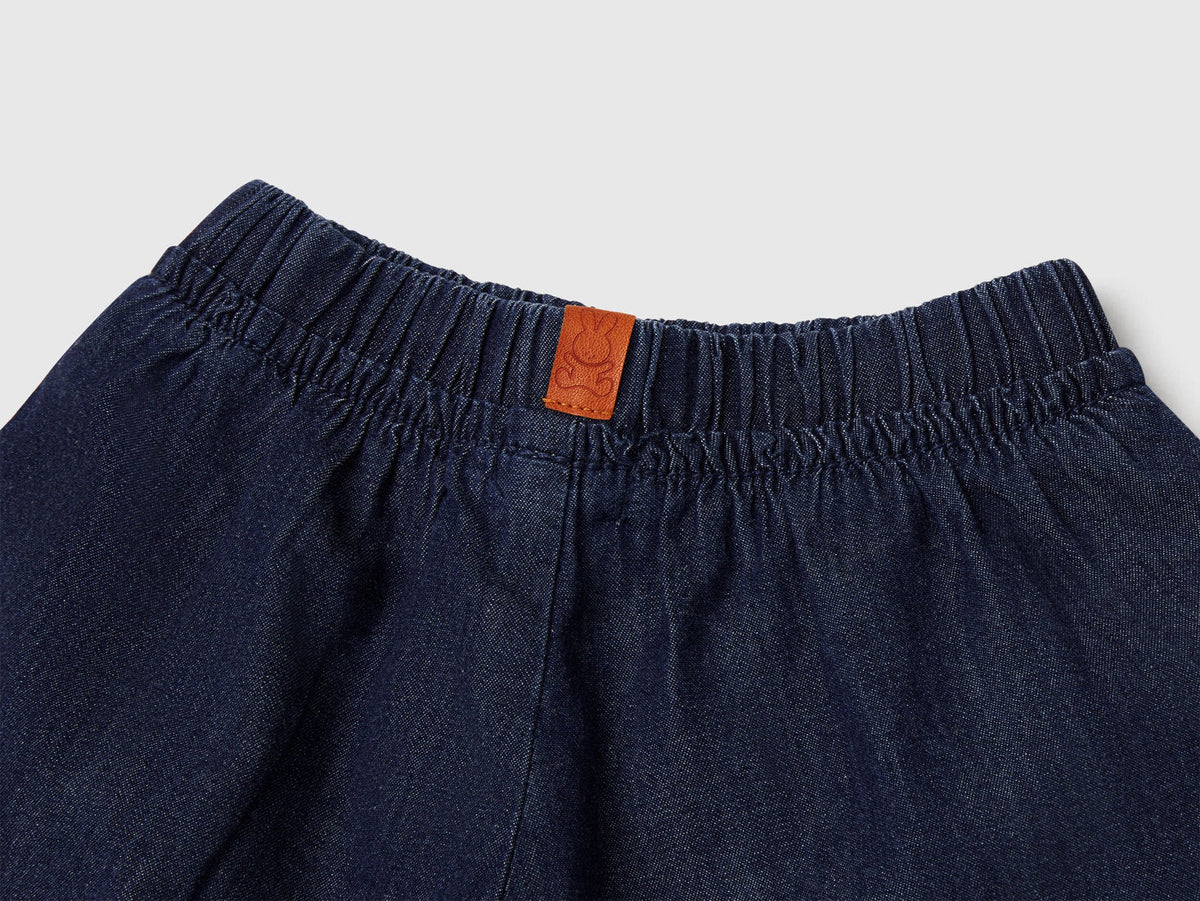 Benetton_Chambray Culottes_4DHJA900X_901_03