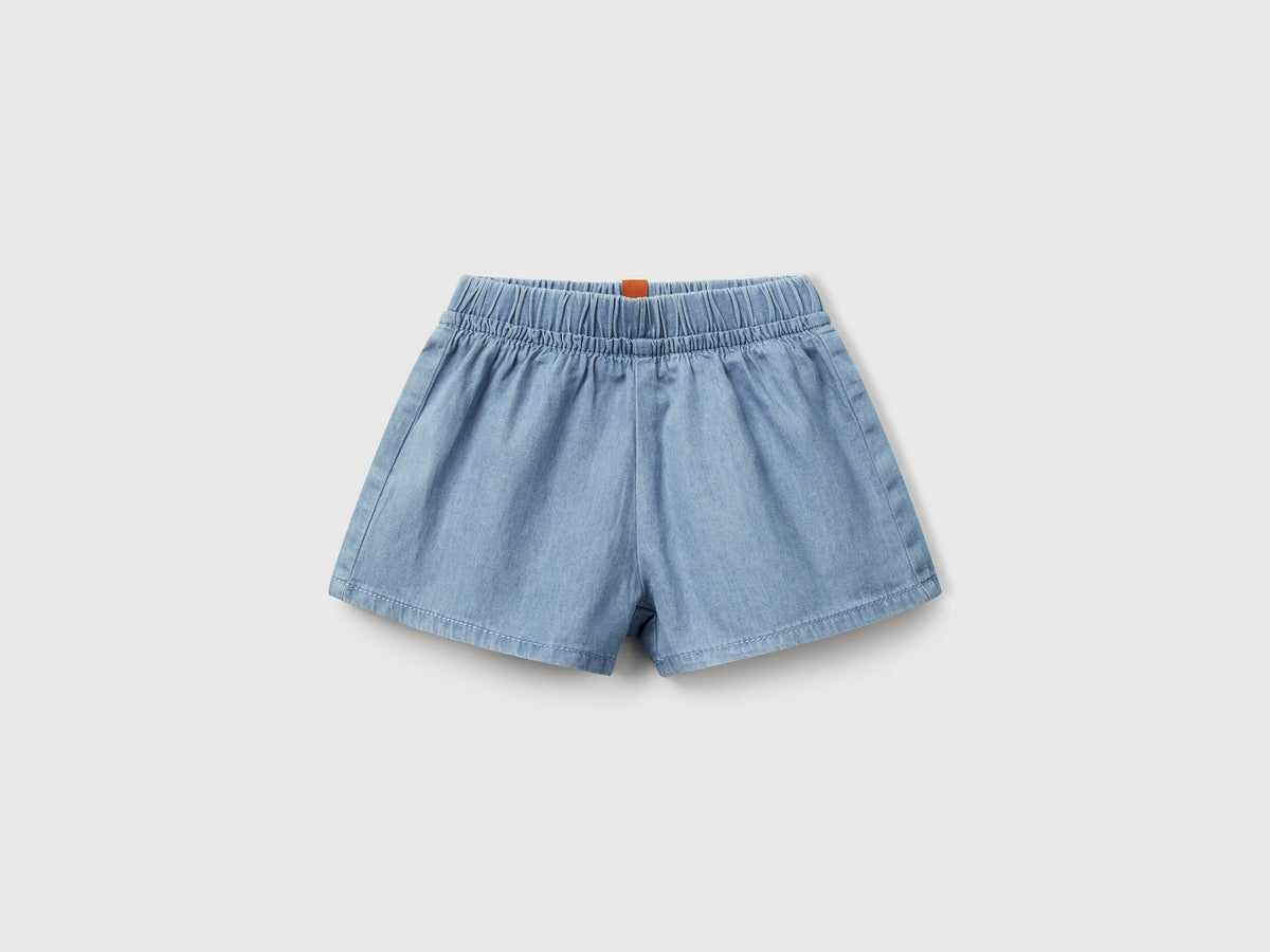 Benetton_Chambray Culottes_4DHJA900X_902_01