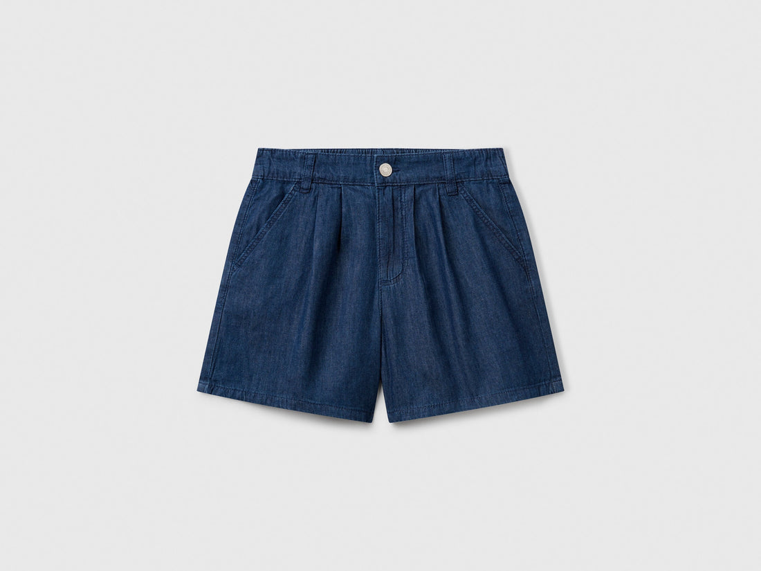 Benetton_Bermudas in Chambray_4DHJC903T_901_01