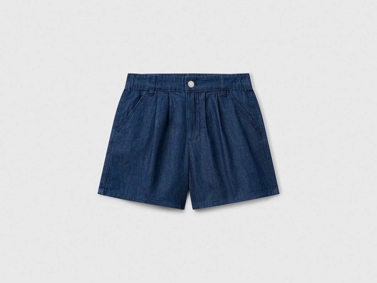 Benetton_Bermudas in Chambray_4DHJC903T_901_01