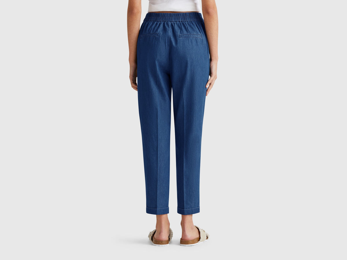 Benetton_Trousers in Chambray_4DHJDF079_901_03