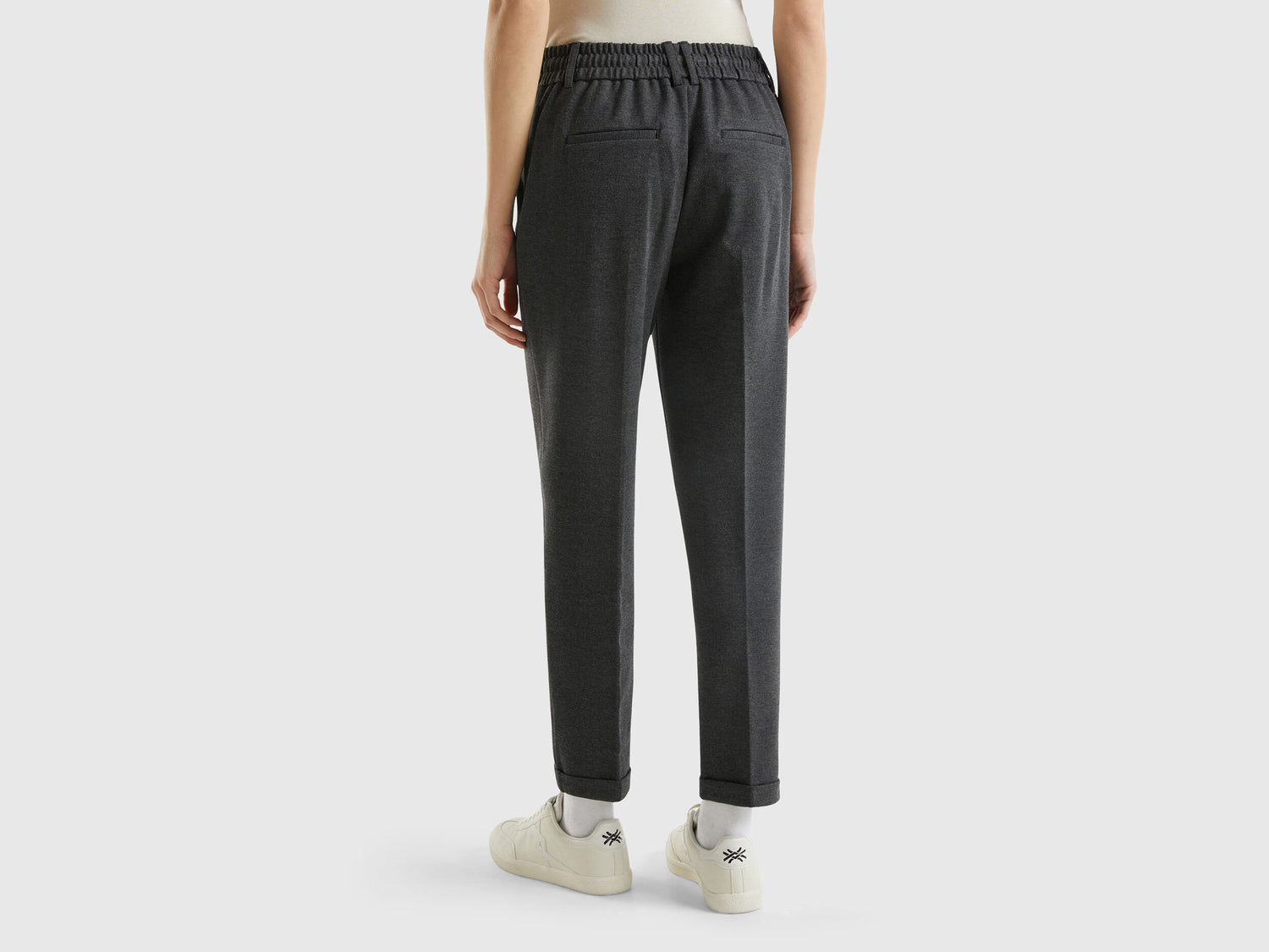 Yarn Dyed Trousers with Drawstring_4DI4DF00J_907_02