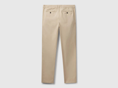 Benetton_Beige_Beige Slim Fit Chinos_4DKH55I18_393_06