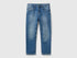 Benetton Light Blue Boys Straight Leg Jeans SKU: 4DW2CE021_902 Image 01