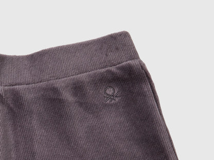 Benetton_Dark Gray_Wide Chenille Trousers_4DZBCF02Q_00A_03
