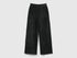 Benetton_Black_Wide Chenille Trousers_4DZBCF02Q_100_01
