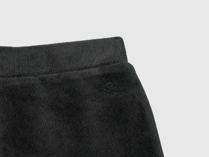 Benetton_Black_Wide Chenille Trousers_4DZBCF02Q_100_03