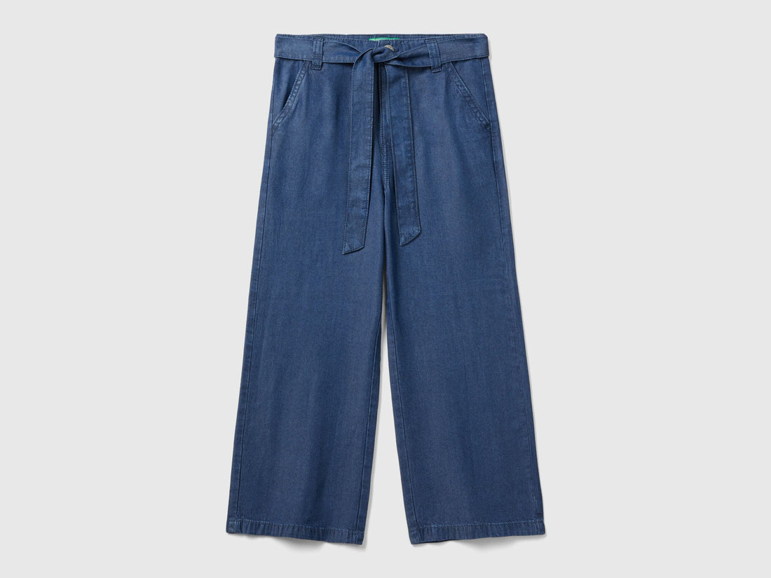 Wide Fit Trousers In Chambray_4FFKCF02Z_901_01