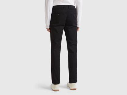 Slim Fit Chinos In Stretch Cotton_4FN2UF04P_100_03