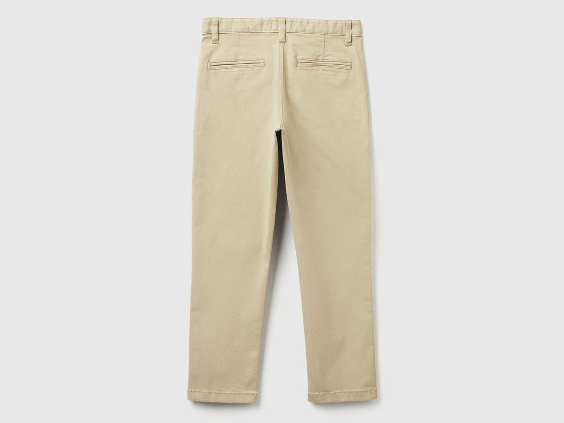 Benetton_Beige_Slim Fit Chinos in Stretch Cotton_4HM6CF04X_39A_02
