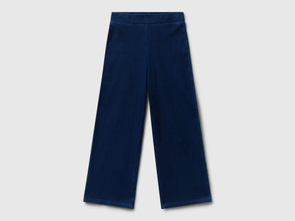 Benetton Dark Blue Girls Wide Fit Super Stretch Jeans SKU: 4I42CE04F_901 Image 01