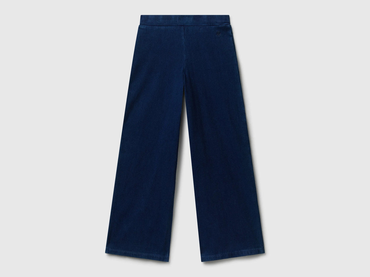 Benetton Dark blue Girls Wide Fit Super Stretch Jeans SKU: 4I42CE04F_901 Image 02