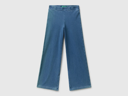 Benetton Blue Girls Wide Fit Super Stretch Jeans SKU: 4I42CE04F_902 Image 01