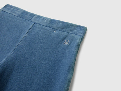 Benetton Blue Girls Wide Fit Super Stretch Jeans SKU: 4I42CE04F_902 Image 03