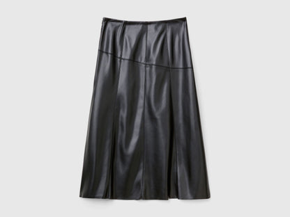 Midi Skirt in Imitation Leather_4IVRD004C_100_05