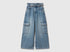 Benetton_Light Blue_Loose Fit Cargo Jeans_4KEHCF04T_901_01