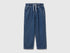 Benetton Blue Boys Jogger-Style Jeans SKU: 4KEHCF05K_902 Image 01