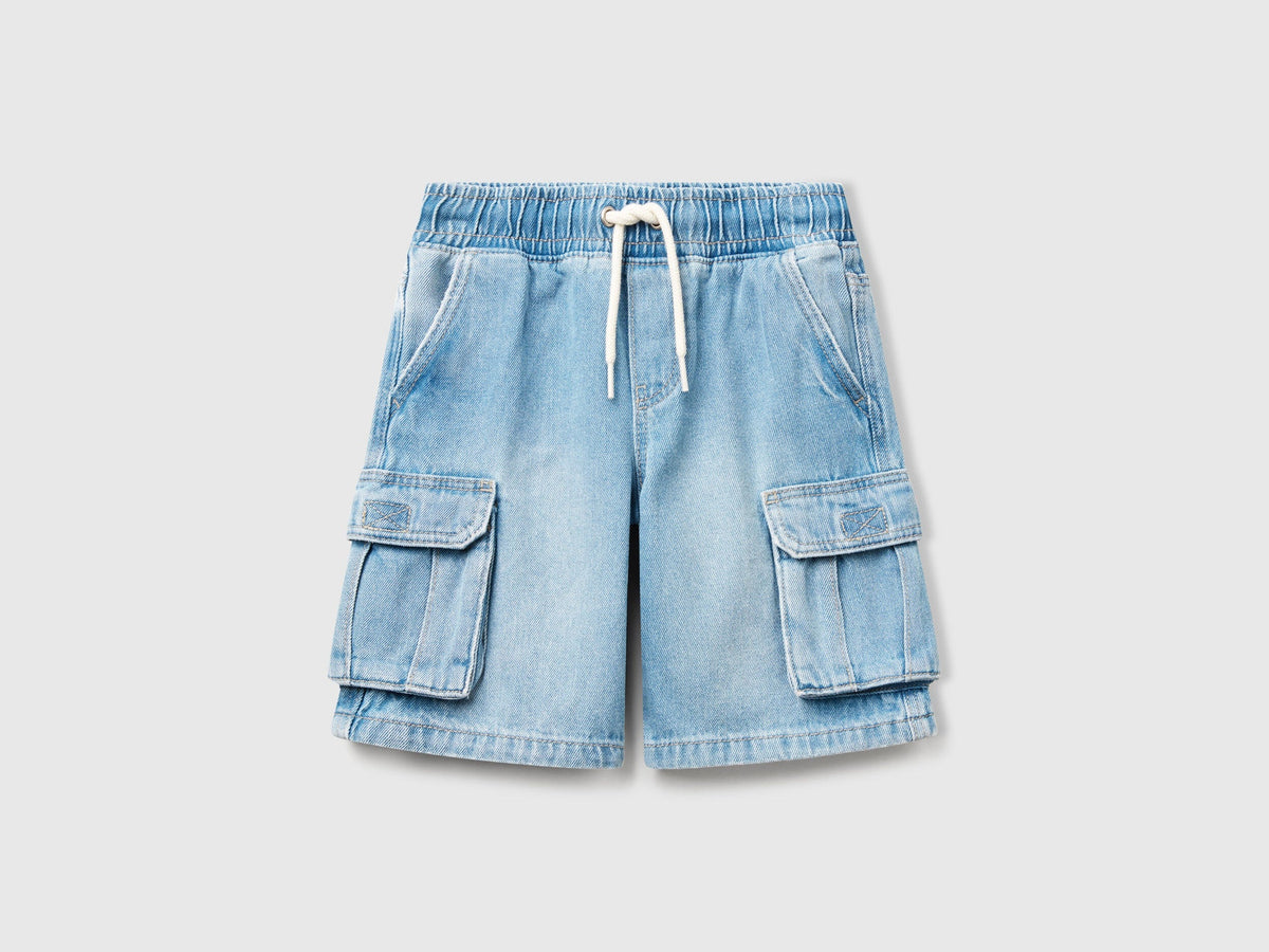 Benetton_Cargo Bermudas with Drawstring_4KEHG902Q_902_01