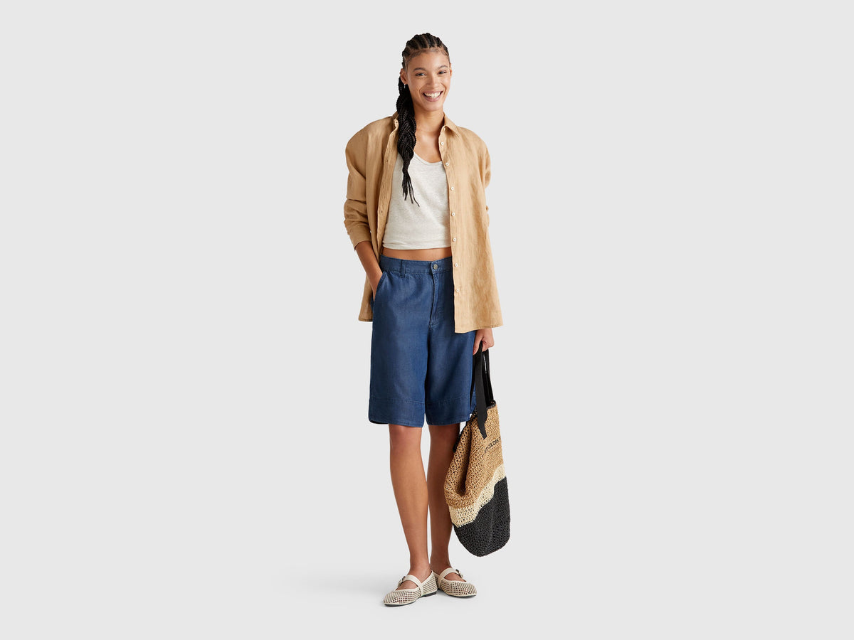Benetton_Bermudas in Chambray_4KHND9020_901_03