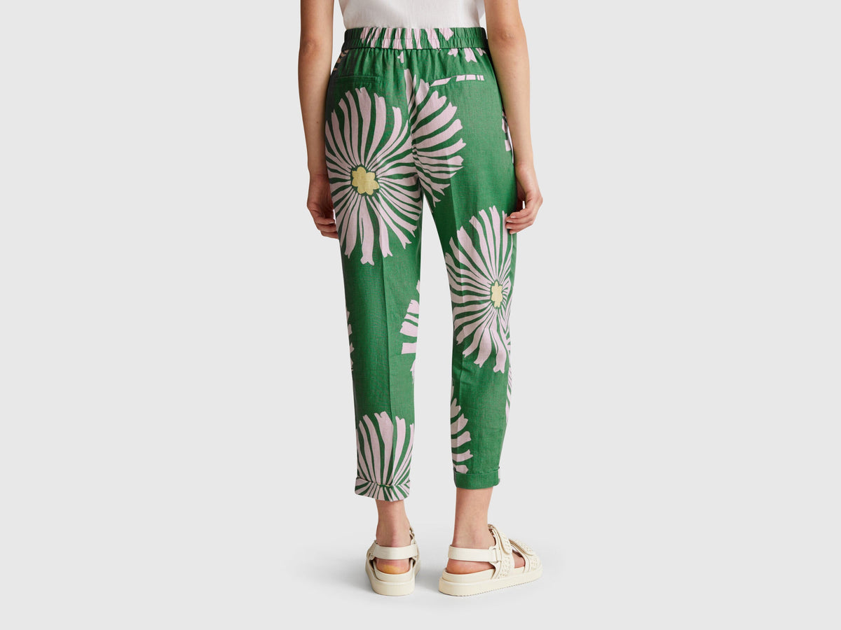 Benetton_Printed Linen Trousers_4KPRDF079_69W_03