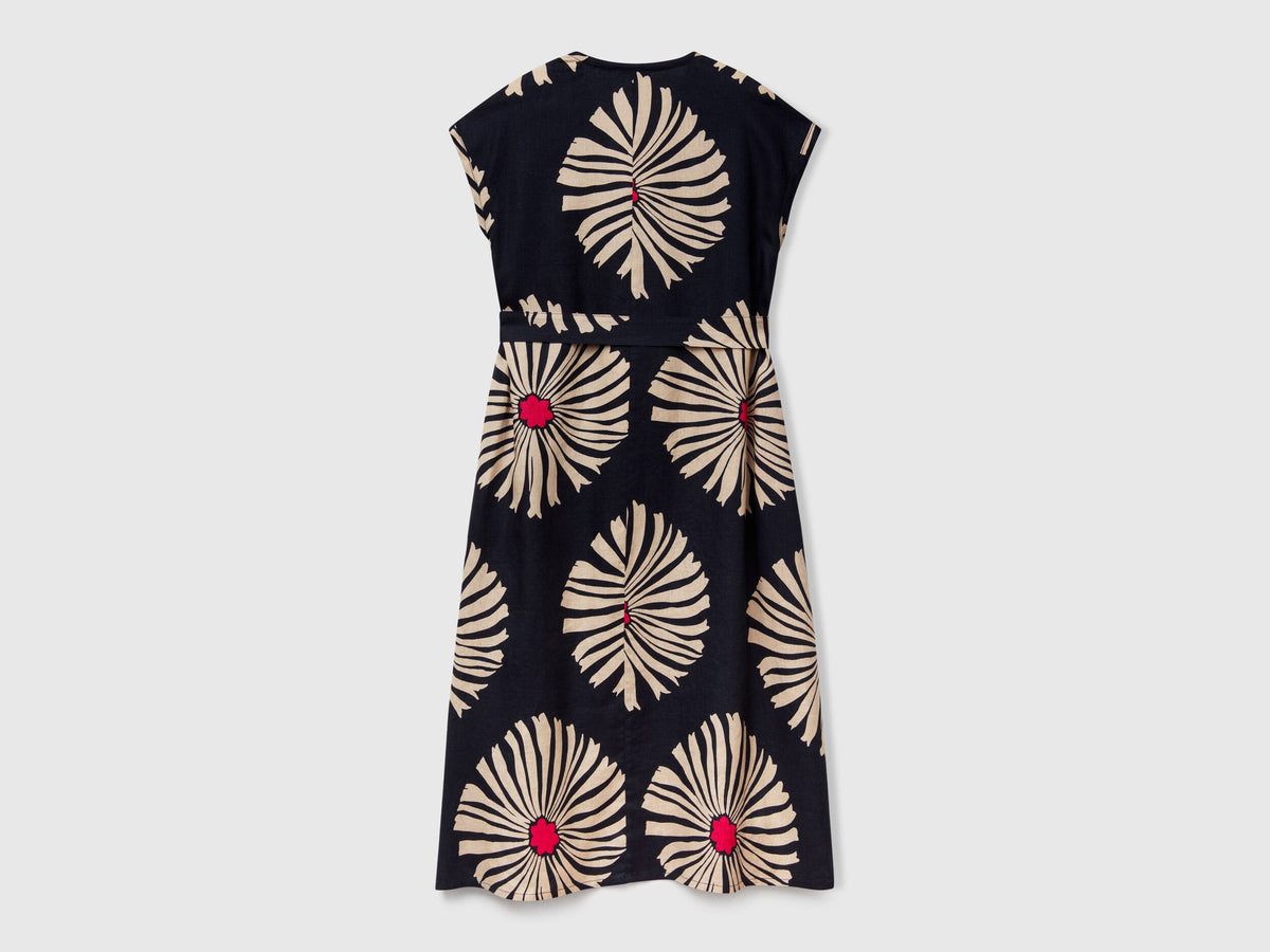 Benetton_Printed Linen Dress_4KPRDV0BB_70A_05