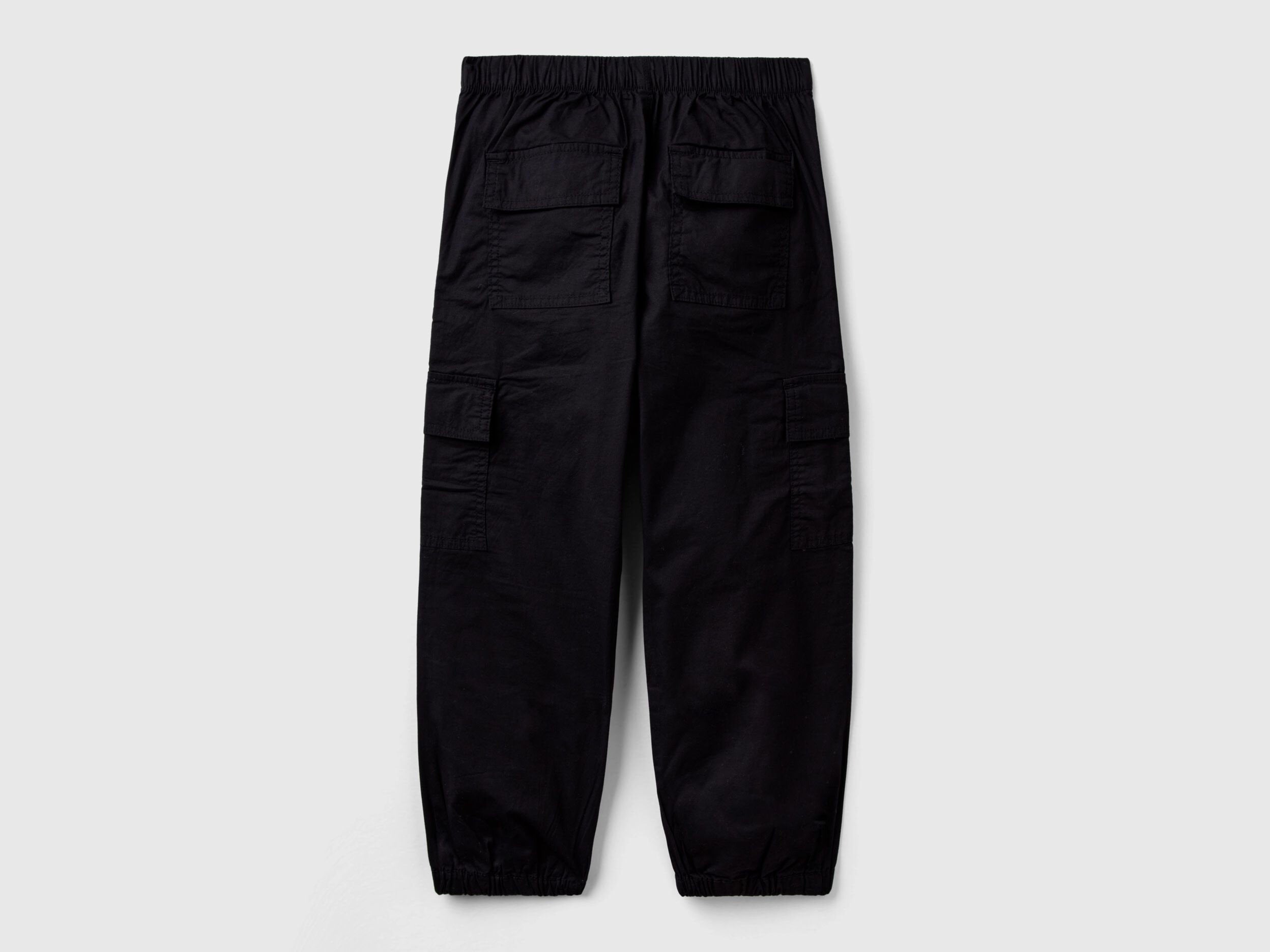 Stretch Cotton Cargo Trousers_4L2VCF03B_100_02