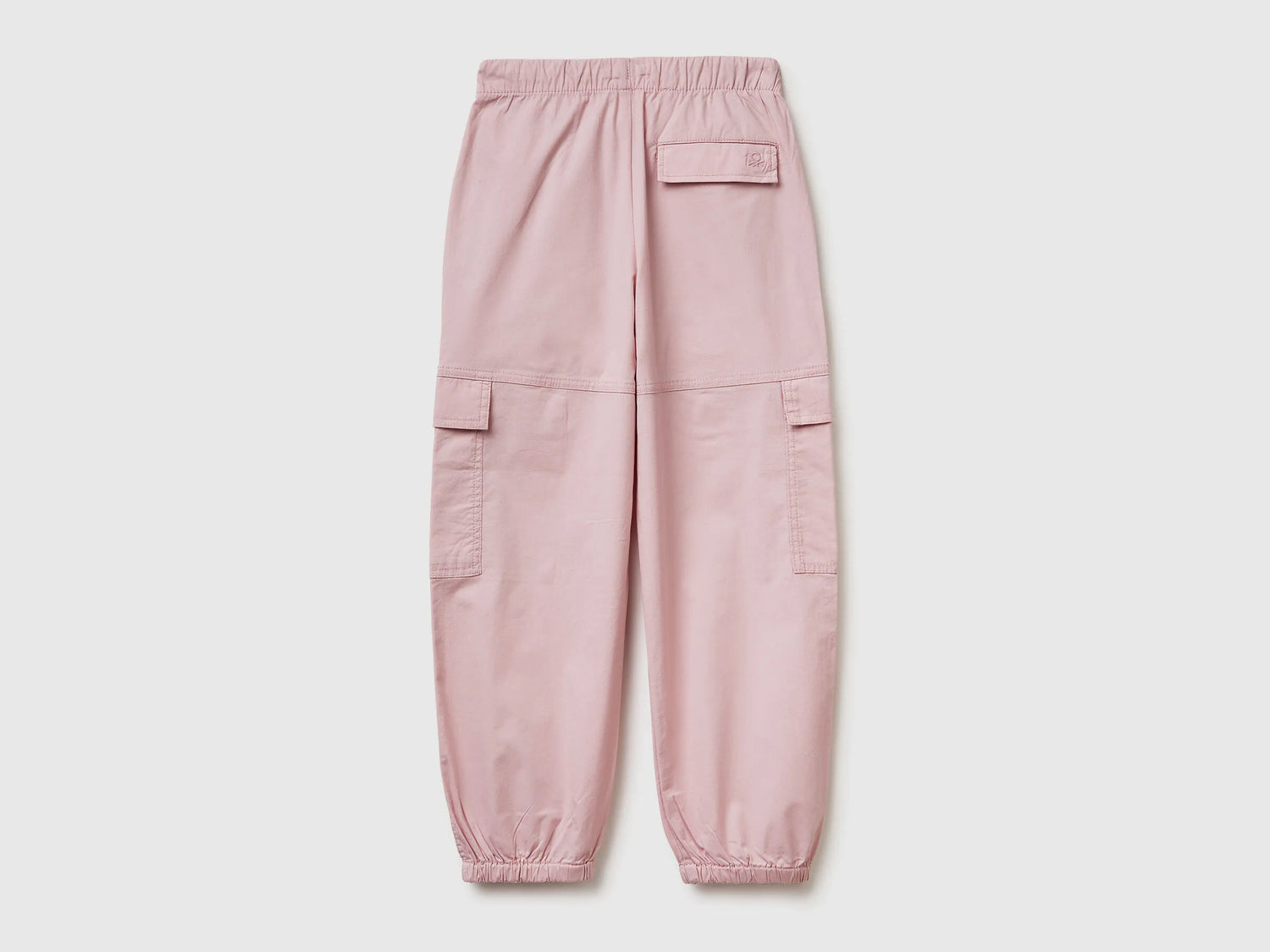 Benetton Pink Girls Jogger Fit Cargo Pants SKU: 4L2VCF05H_0C3 Image 02
