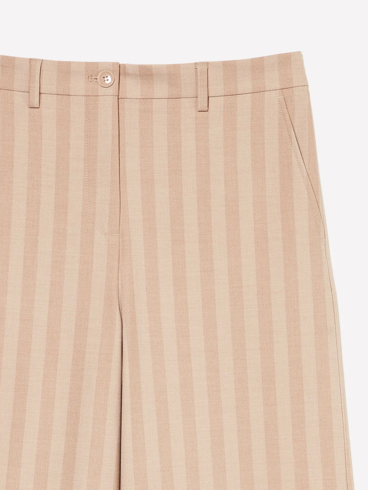 Sisley Beige Women Flared Trousers SKU: 4LMTLF08A_904 Image 03