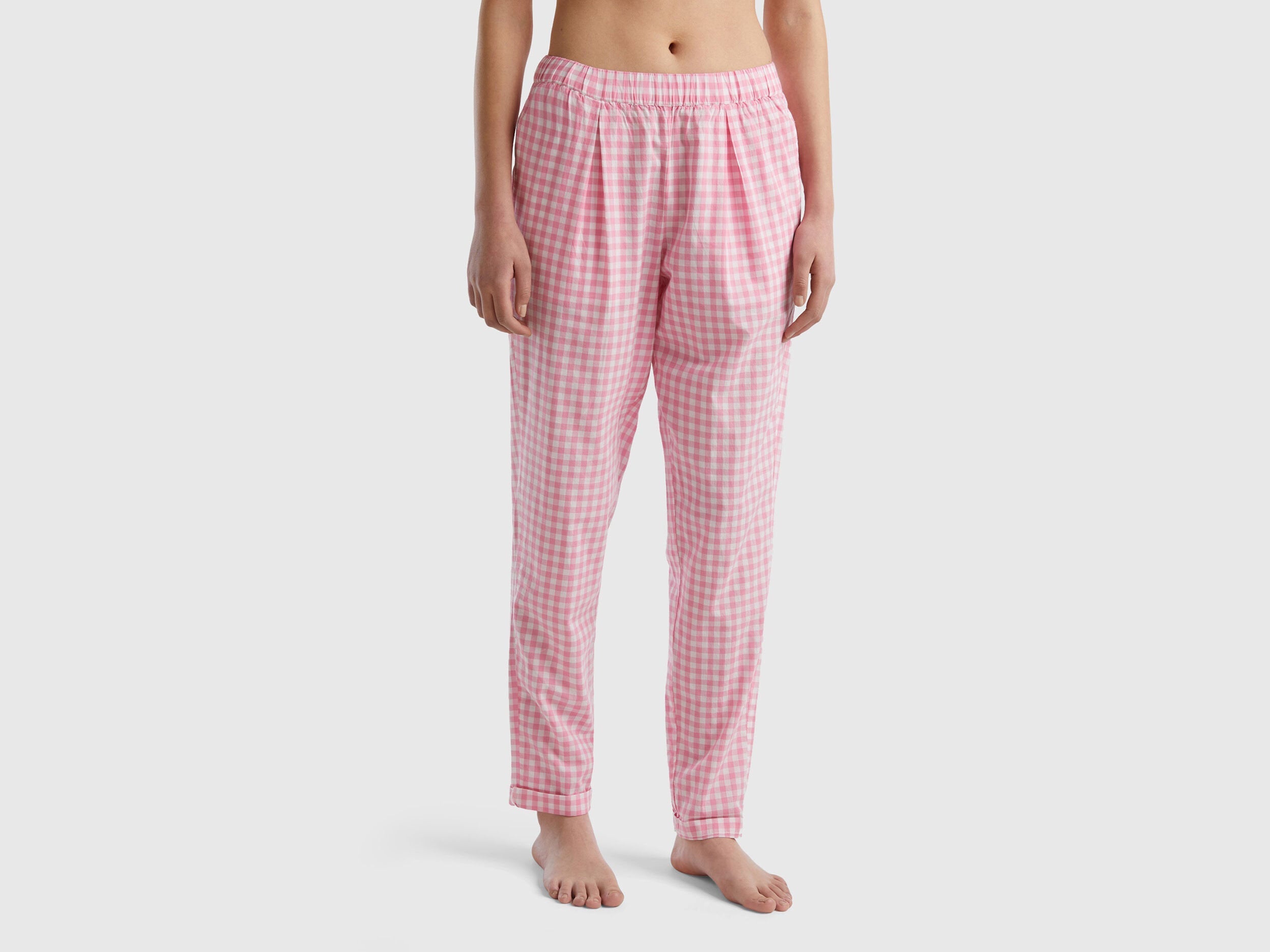 Trousers With Vichy Check Pattern_4LRA3F00F_902_01