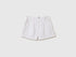 Benetton White Girls Pure Cotton Shorts SKU: 4PYAC904Y_701 Image 01