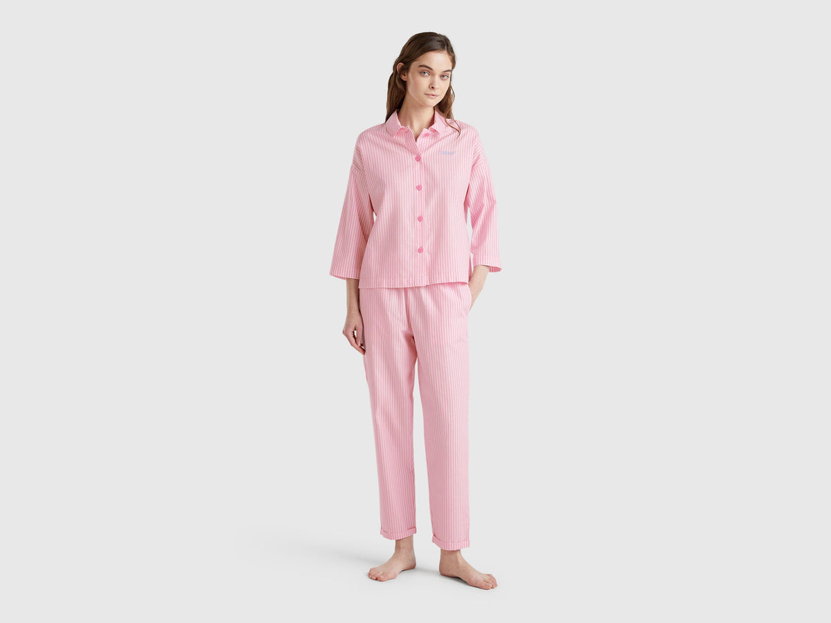 Benetton_Vertical Striped Trousers_4QFZ3F00L_901_01