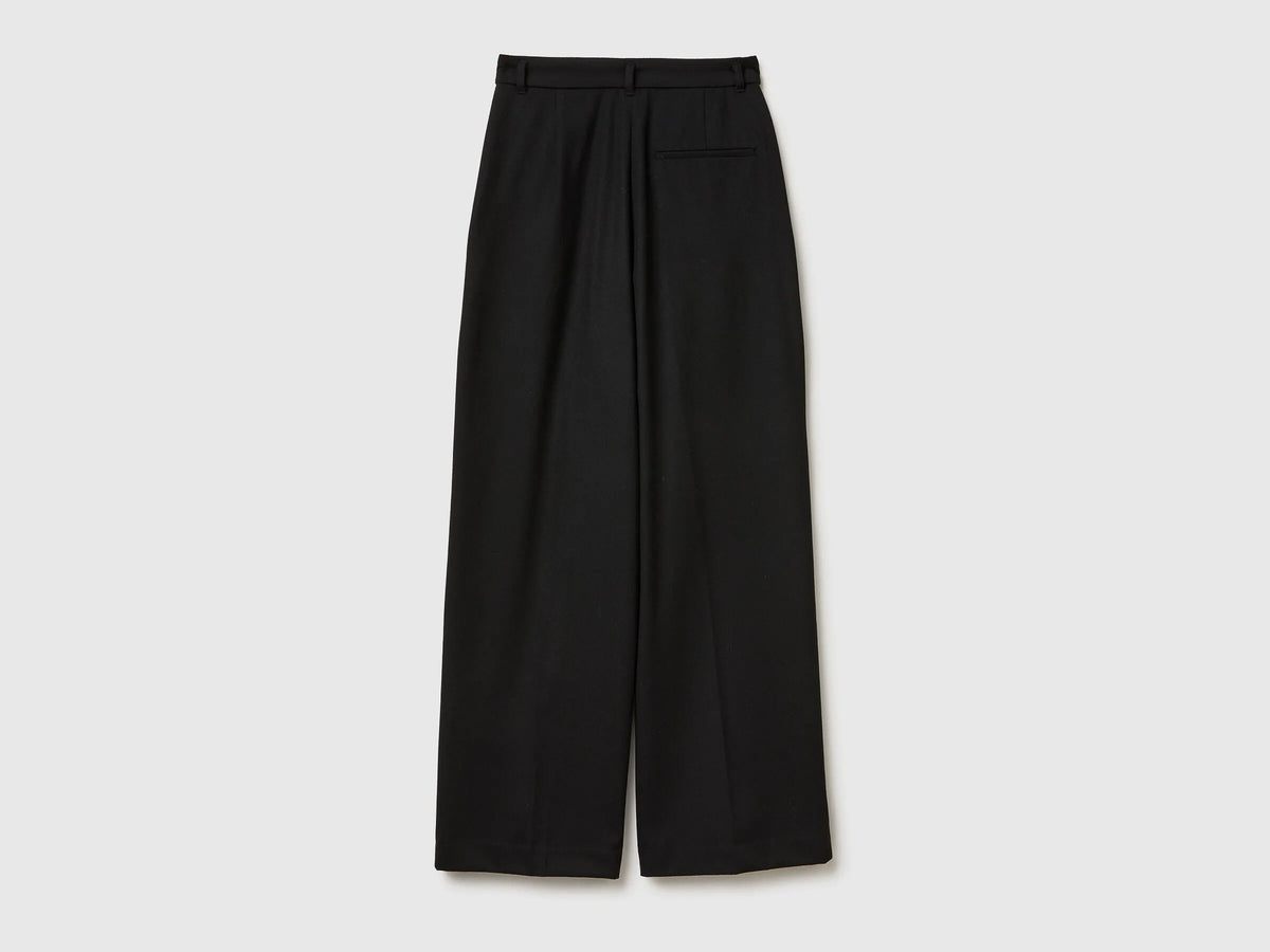 Benetton_Black_Wide Flannel Trousers_4QIKDF0AC_100_06