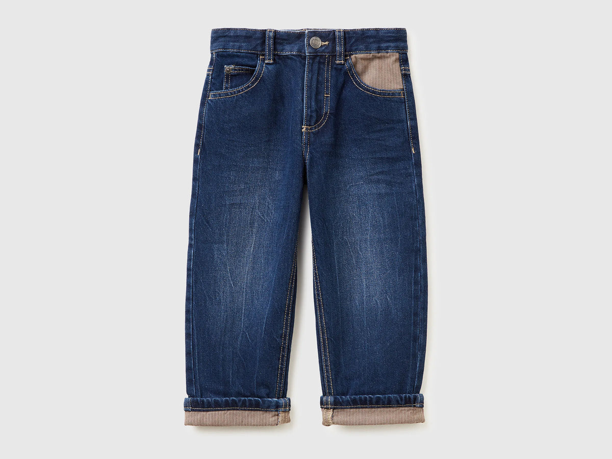 Benetton_Blue_Straight Fit Jeans_4R76GE02U_901_01