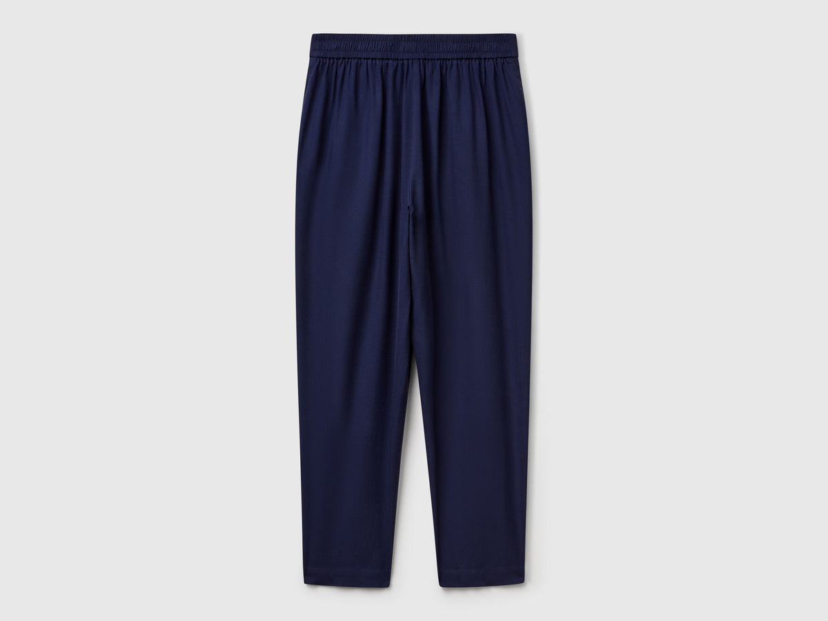 Benetton_Flowy Trousers with Pleats_4T91DF08L_252_05