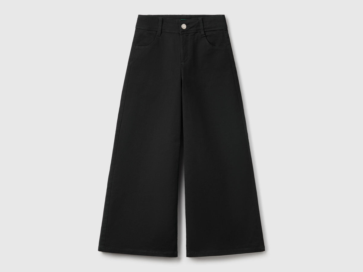 Benetton_Trousers with Wide Leg_4TCGCE03X_100_01