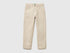 Benetton Beige Boys Stretch Cotton Trousers SKU: 4TCGCE04D_152 Image 01